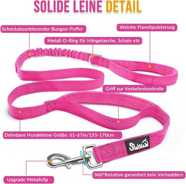 Нашийник для собак Eyein, XL, Маджента: м'який, без обмеження руху, для прогулянок та тренувань