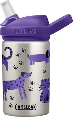 CamelBak Unisex – Eddy+ Baby Water Bottle, Cats & Dogs, One Size