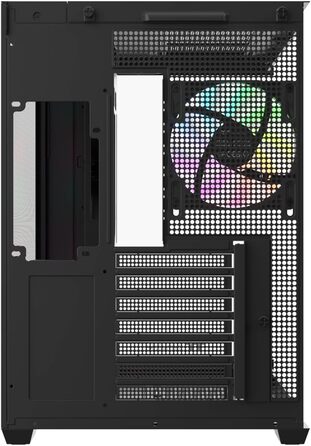 Корпус Thermaltake View 380 Wood Black ATX Mid-Tower з RGB підсвічуванням, білий, з вентиляторами та USB-C