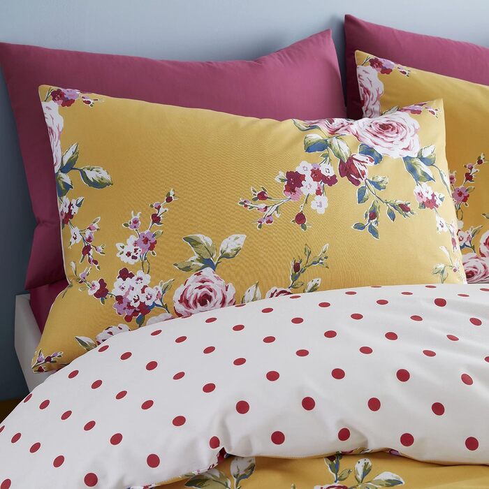 Комплект постільної білизни Catherine Lansfield Canterbury Floral Grey (Сірий) - Наволочка в комплекті, Single (Одинарний)