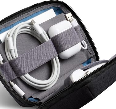 Органайзер Bellroy Tech Kit Compact для зарядних пристроїв, кабелів, миші, павербанка, USB та аксесуарів, чорний