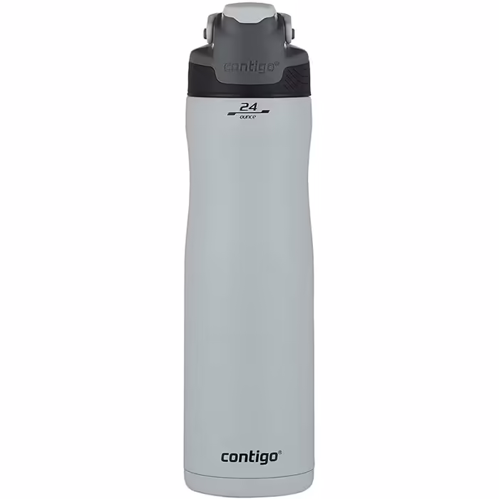 Contigo Autoseal Chill Stainless Steel Water Bottle with Autoseal Technology, Insulated Bottle Keeps Drinks Cold for Up to 28 Hours, Leakproof, BPA-Free, 720 ml (Macaroon)