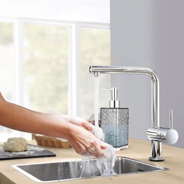 Дозатор мила для кухні та ванної кімнати, 400 мл, пластиковий, для мила, шампуню, гелю для душу