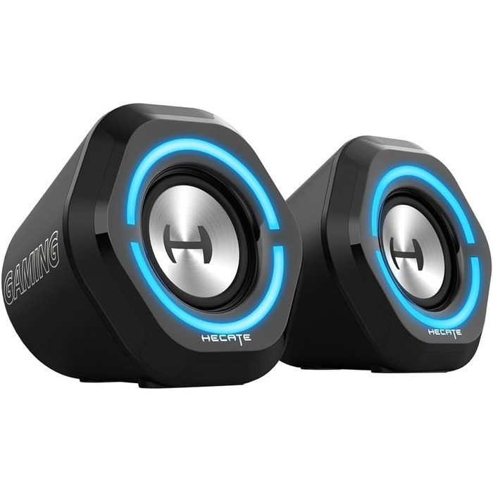 Edifier G2000 Bluetooth ігрова колонка з RGB-підсвічуванням та 3 режимами звучання. Підключення: Bluetooth, USB (звукова карта), 3.5mm jack. Чорний колір