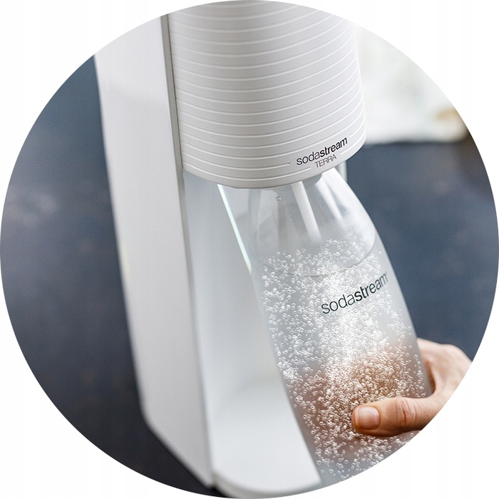 Сифонізатор для води SodaStream Terra з пляшкою та 2 газовими балонами
