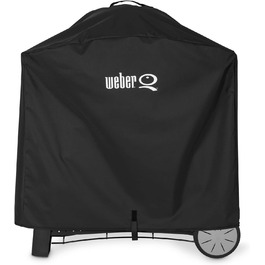 Преміум чохол Weber для гриля Q2000/Q3000 з візком, дихаючий, водо- і UV-захист, чорний, для BBQ
