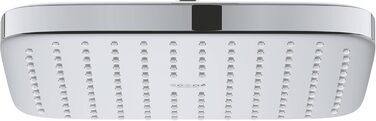 GROHE Vitalio Start 250 Showerhead (water-saving, anti-limescale system, durable surface), chrome, 26815000 (square)