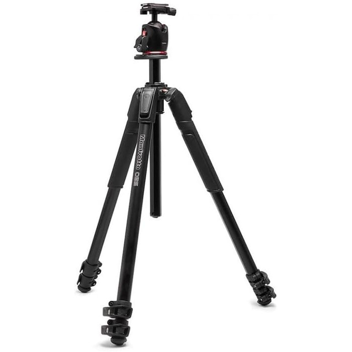Штатив Manfrotto 055XPRO3 з триногим кріпленням – професійний штатив з алюмінію, 3 сегменти, для DSLR та аксесуари
