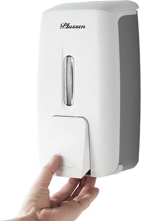 Настінний диспенсер для рідкого мила - диспенсер для мила та гелю для душу (9088) (Білий)