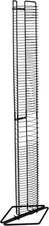 CD-стійка Atlantic Onyx Wire на 80 дисків, матова чорна сталь