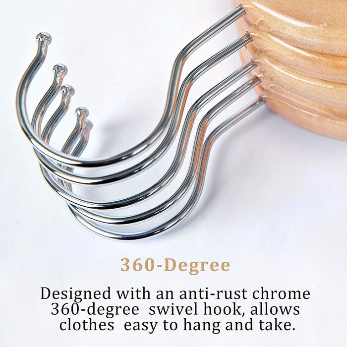 MECOREX Suit Hangers, 10-Piece Set, Solid Wood Clothes Hangers with Extra Wide Shoulders, Non-Slip, for Shirts, Coats, Jackets, Pants, Suits, 360° Swivel Hook (Natural Wood Color)