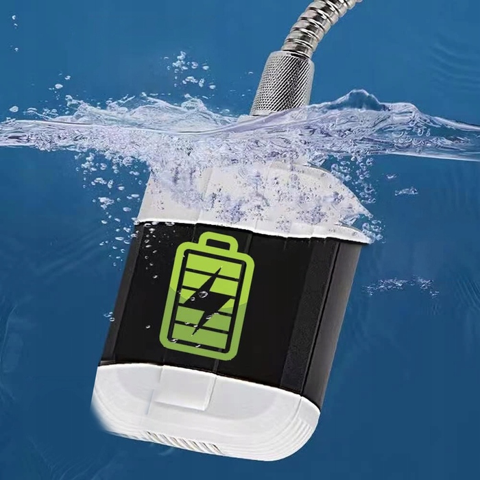 Акумуляторний мобільний душ із присоскою та гачком, 2200 мАг