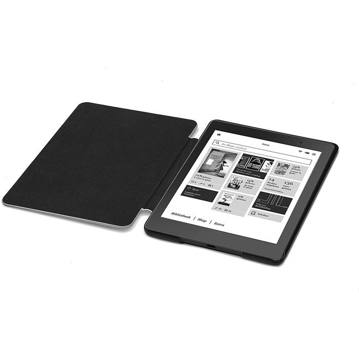 Чохол для Kobo Aura Edition 2: магнітний, тонкий, з авто-функцією сну/пробудження, чорний