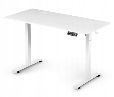 Електричний стіл з регулюванням висоти Hell's Chair White, 120x60 см