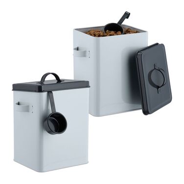 Relaxdays Food Box with Spoon 2-Piece Set