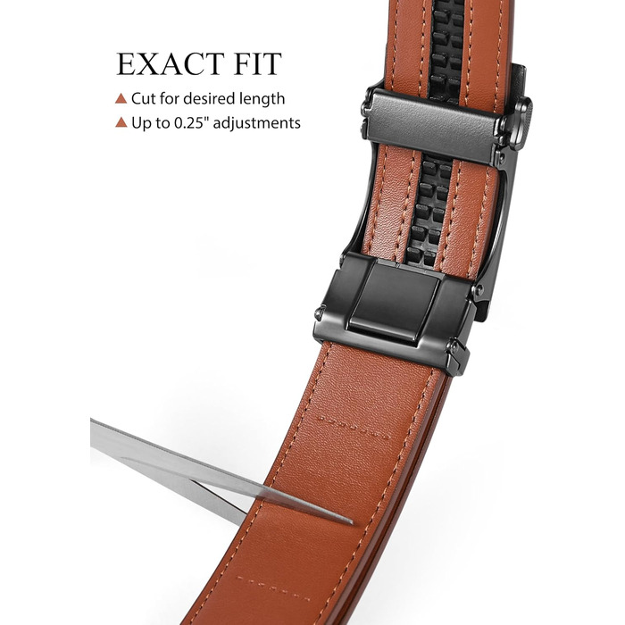 Чоловічий шкіряний ремінь на пряжці, 3,5 см, регульований, для джинсів, зручна посадка 32-38W, чорний