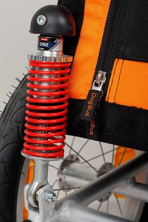 TrendPet DogBus S - Підвісний велосипедний причіп для собак з алюмінію, для малих та середніх собак