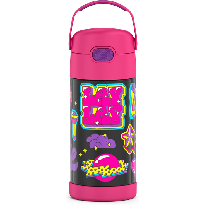 Термос Thermos Funtainer 340 мл, фіолетовий/блакитно-зелений (That Girl Lay Lay)