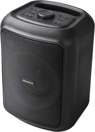 Портативна Bluetooth колонка Grundig GBT Black з басами, 20 Вт RMS, Powerbank, водонепроникна, до 20 метрів, 20 годин роботи, PartyHit 90 Вт