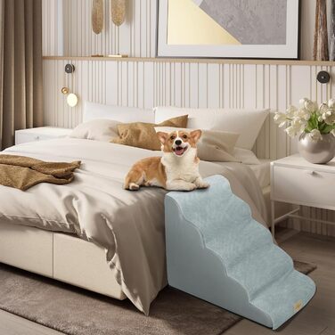 Сходинки для собак BingoPaw: 3/5 сходинок, 40/85 см, знімний чохол, протиковзкий