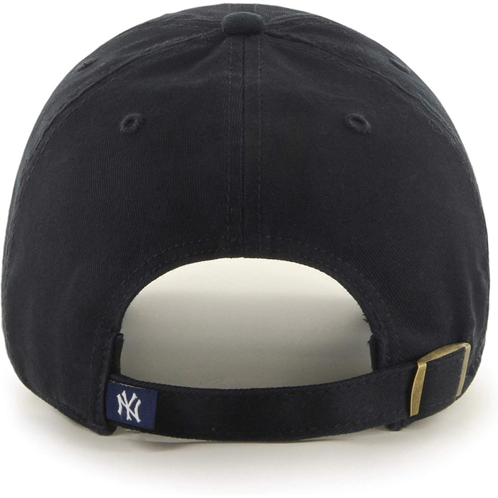 Кепка бейсболка '47 York Yankees Clean Up MLB чорно-біла, регульована, універсальний розмір