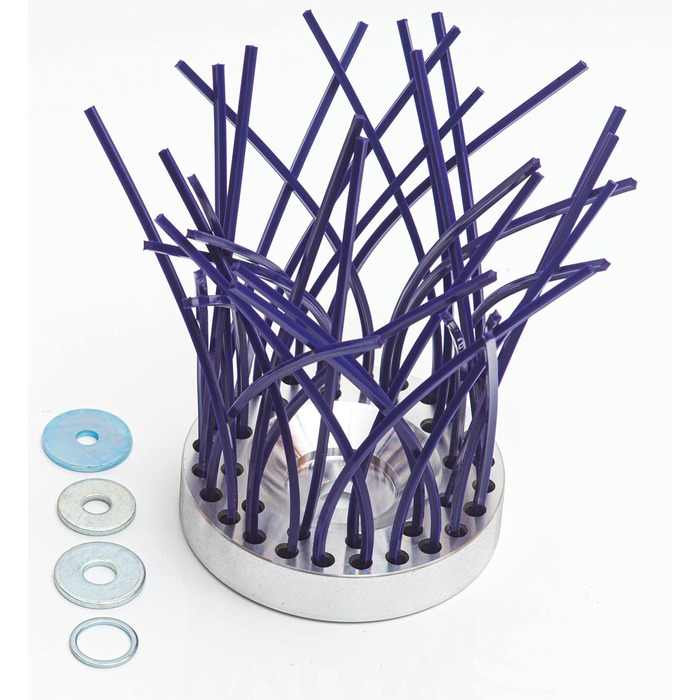 Ratioparts Wildkrautbürste 25.4 mm Ø-boring 18 wires for brush cutter - trimmer OCTO Pro, Blue