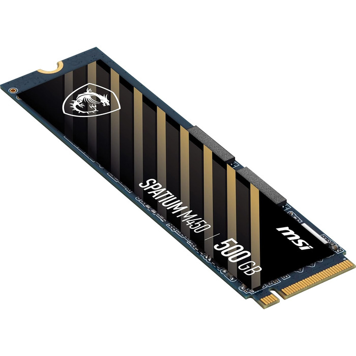 SSD MSI Spatium 2TB PCIe 4.0 NVMe M.2 - Внутрішній твердотільний накопичувач, 7000 МБ/с (читання) & 6800 МБ/с (запис), 3D NAND, Захист даних, 5 років гарантії (1400 TBW)