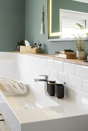 Дозатор для мила WENKO Rotello, 250 мл, з бамбуковими деталями, для мила та засобів для миття посуду, чорний/натуральний