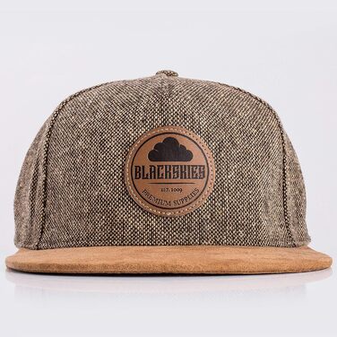 Кепка Blackskies® Pathfinder Snapback | З регулюванням | Бейсболка для чоловіків та жінок | Преміум якість | Streetwear, Outdoor | Колір: Коричневий меланж