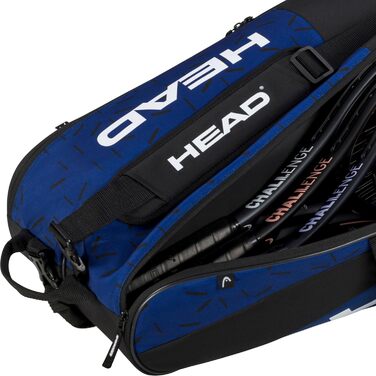 HEAD Team Racquet Bag L - Blau/Schwarz (Blue/Black) - Tennis Bag for Players