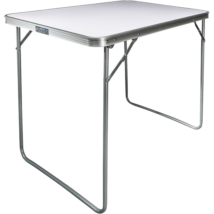 Складний алюмінієвий стіл Grafner XL для кемпінгу, саду, пікніка 80x60x70 см, вантажопідйомність 50 кг