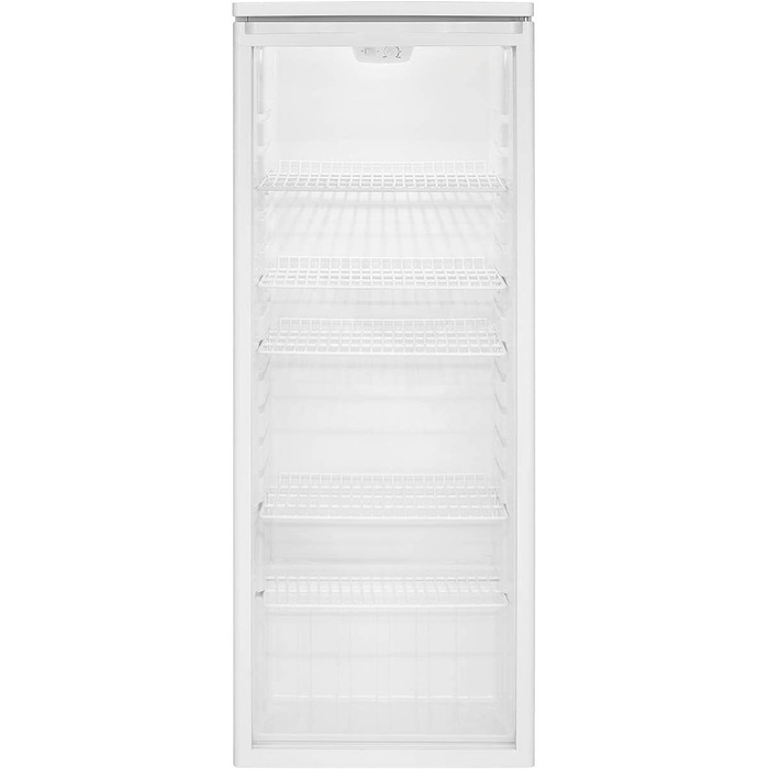 Холодильник для напоїв Bomann® з дверцятами зі скла | Об'єм 245 л, 5 ґратчастих полиць | Автоматична система розморожування, плавне регулювання температури | KSG 7289 білий *Модель 2024* (Виставковий зразки)