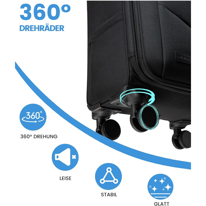 LOVEVOOK Рюкзак ручної поклажі 30-40L, розширюваний, для ноутбука 17 дюймів, чорний, антикрадійний, для подорожей