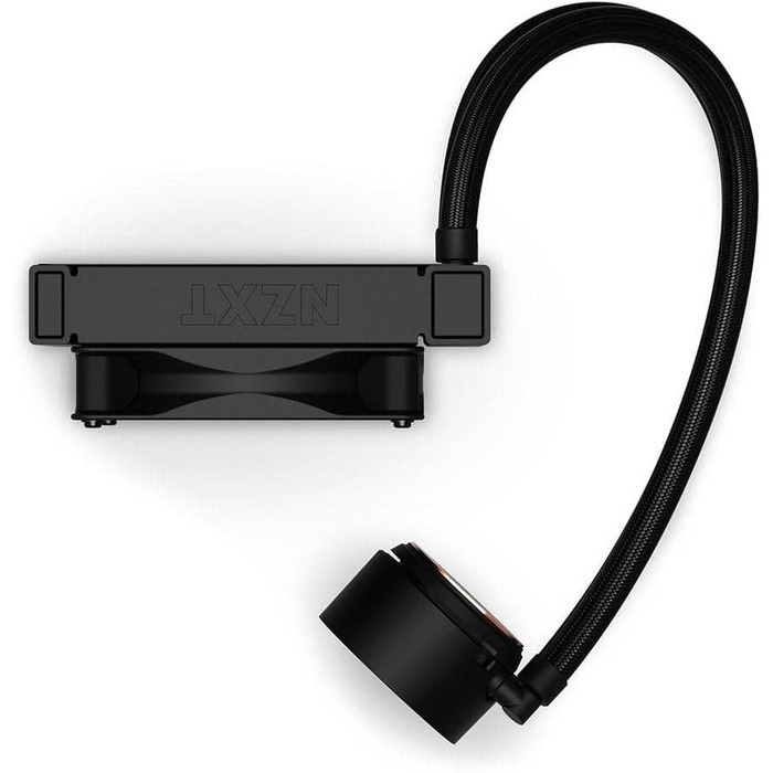 NZXT Kraken: Рідинне охолодження CPU AIO з LCD-дисплеєм та RGB підсвічуванням (120 мм, чорний)