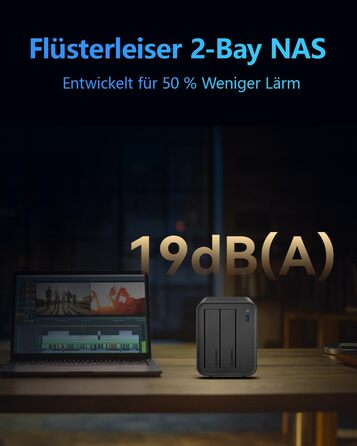 TERRAMASTER F2-425: 2-Bay NAS з Intel x86 Quad-Core CPU, 4 GB RAM, 2.5 GbE LAN - Мережевий сховище для дому (без жорсткого диску)