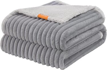 Водонепроникний килимок для собак Feandrea, XL (152 x 127 см), для середніх та великих собак, двосторонній, можна прати, сірий та світло-сірий