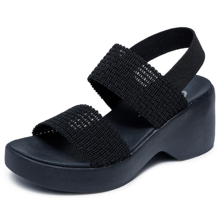 Skechers Cali Day сандалі жіночі на підборах, чорні плетені (35 EU)