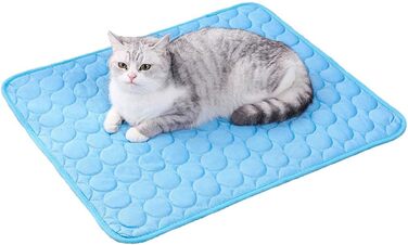 Килимок охолоджуючий для собак 150x100 см, самоохолоджуючий, для собак та котів, блакитний, літо, XXL