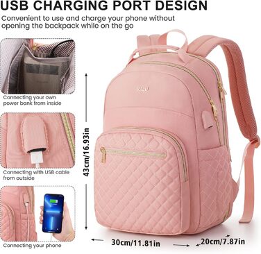 Жіночий рюкзак з відділенням для ноутбука 15.6