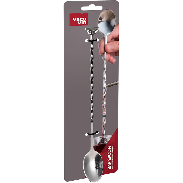 BarVin Ложка для коктейлів та барів (нержавіюча сталь)