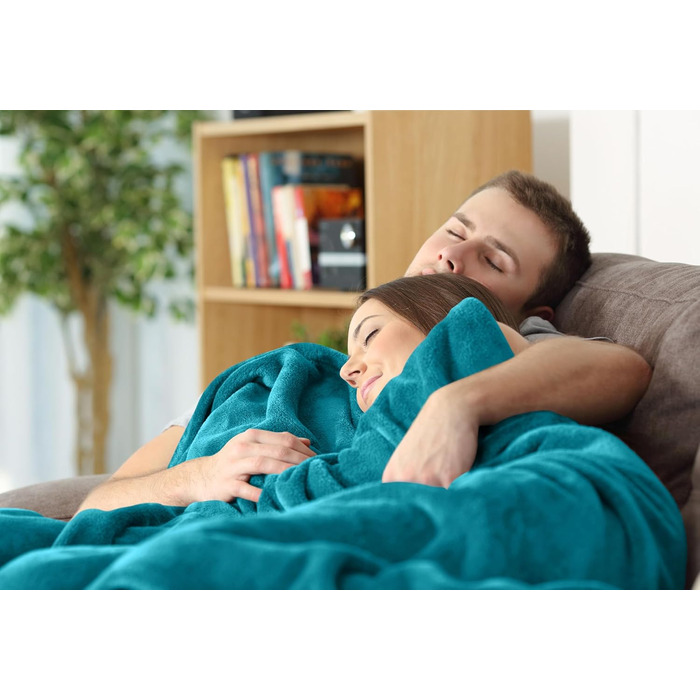 Плед Utopia Bedding: м'який флісовий плед, теплий зимовий плед для ліжка, дивана та крісла (Турквіс, 200x150 см)