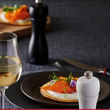 Набір для перекручування солі та перцю Peugeot Tahiti, дерев'яний, білий/чорний, 20 см