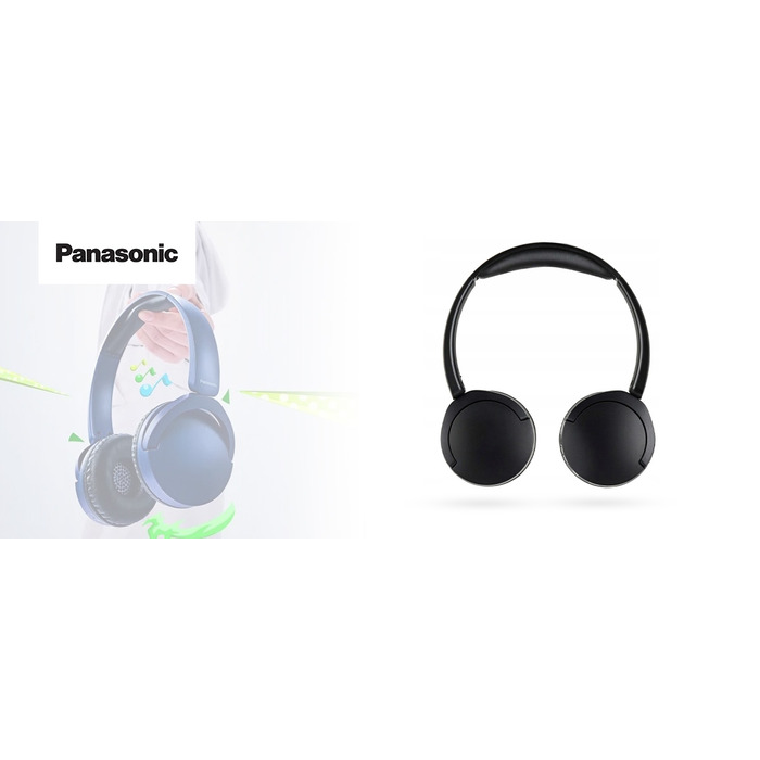 Навушники накладні PANASONIC RB-HF630BE-K, чорні