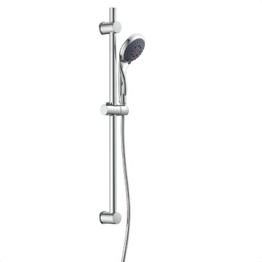 Душовий набір EISL PARMA DX5082CSB, душова стійка 70 см, лійка з 8 режимами, шланг і тримач, хром