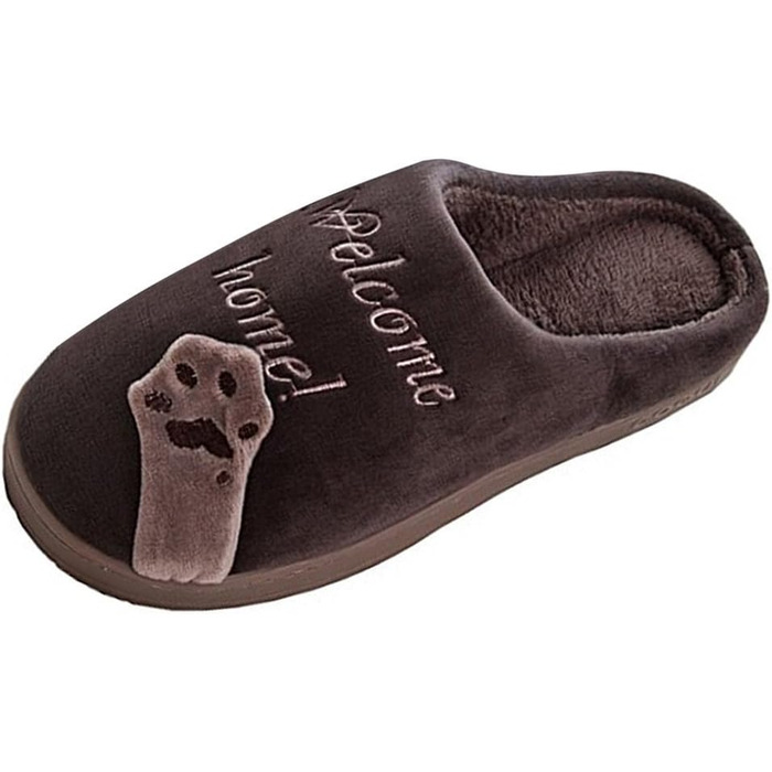 Теплі домашні тапочки Rojeam для дому (37/38 EU, Кофе)