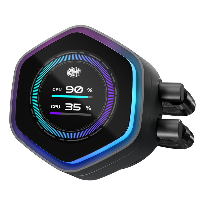 Система рідкого охолодження Cooler Master MasterLiquid 360 Atmos II LCD ARGB, чорна