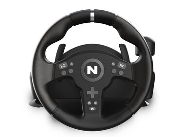 NITHO Drive Pro V200 - Руль для гонок з педалями та перемикачем передач, для PC, PS4, Xbox, 270° з вібрацією, сумісний з симуляторами