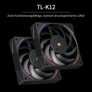 Кулер для процесора Thermalright Peerless Assassin 120 VISION MAX ARGB Black, 2 вентилятори TL-K12 PWM, 5