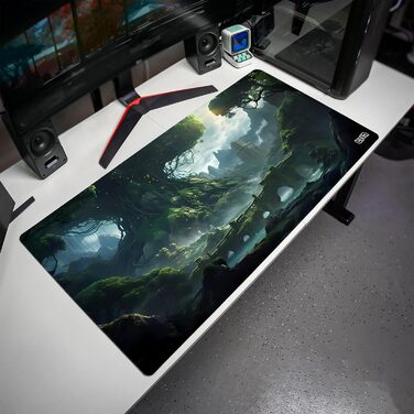 Tilt Premium килимок для миші Gaming XXL 1000x500x4mm | Нековзна підкладка на стіл | Водостійкий мат для столу Tree of Civilization 100x50 см