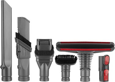Accessory Kit Replacement for Dyson V8 V7 Vacuum Cleaner - Replacement Parts Brush Nozzle Floor Nozzle for Dyson V6 DC19 DC29 DC34 DC33 DC35 DC62 Handheld Vacuum Cleaner accessory Set (6 in 1)